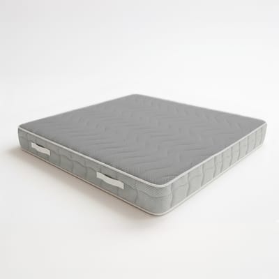 The White Stone Matras 140x190 cm van Memory Foam | Hoogte 25 cm | Orthopedisch Matras met 9 Zones, Hypoallergeen | Anti-Huisstofmijt en Antibacteriële Hoes