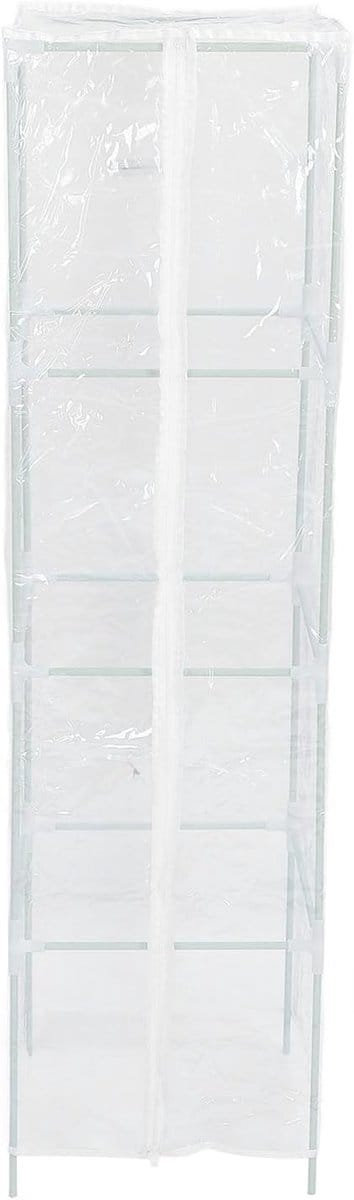 Draagbare Tuinkas - Kweekkas Planten - Planten Beschermen - Zeer Doorzichtig PVC - 125 cm Hoog - Transparant