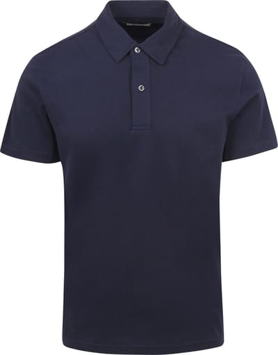 King Essentials The James Poloshirt Donkerblauw (navy) - Maat S - Heren - Polo shirt Heren met Korte mouw