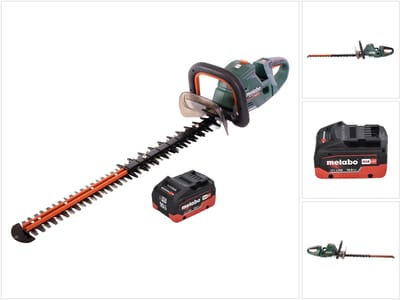 Metabo HS 18 LTX BL 65 accu heggenschaar 18 V 60 cm borstelloos + 1x accu 10.0 Ah - zonder oplader