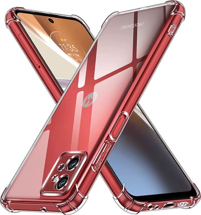 Hoesje geschikt voor Motorola Moto G32 - Techsuit Shockproof Silicone Back Cover - Transparant
