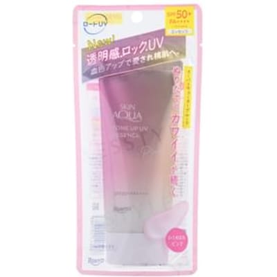 Rohto Mentholatum - Skin Aqua Tone Up UV Essence Pink SPF 50+ PA++++ 70g