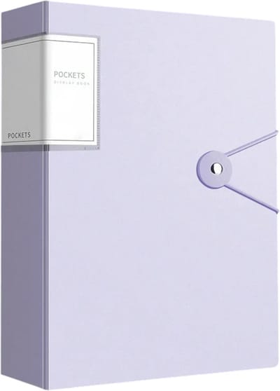100 Pagina’s A4 Verdikte Documentenmap – Grote Capaciteit Bestandsmap - Multifunctionele DIY Document Organizer, Kantoormap & Bureau Opbergsysteem voor Documenten - Paars