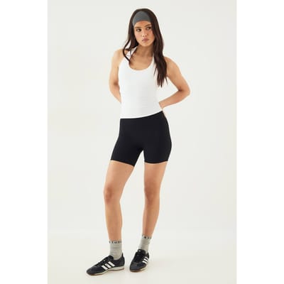 Dames DSGN Studio Sports Ultra Sculpt Naaddetail Gevulde Haltertop | White | Maat: 2XL