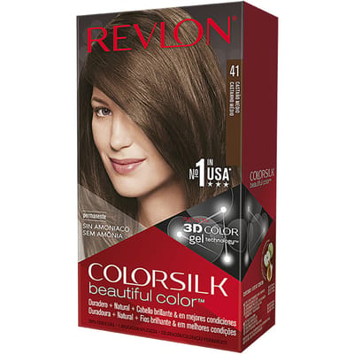Colorsilk Haarverf #41-middentint Kastanje