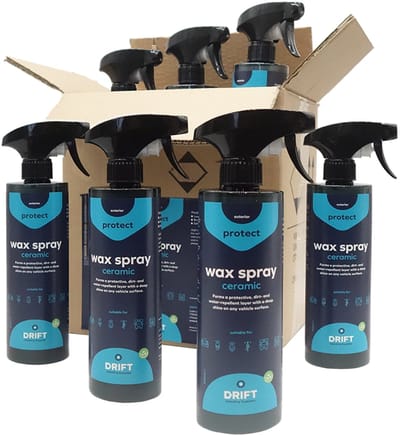 Spray Wax – 12×500ML – Snelle Autowax voor Glans & Lakbescherming – Voordeelverpakking – DRIFT Detailing Supplies