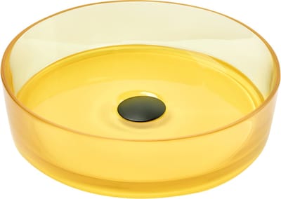TOLOSA - Wastafel - Geel - Solide ondergrond