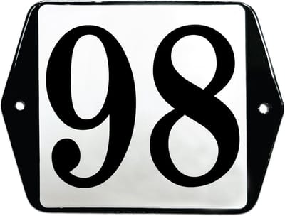 Emaille huisummer model oor - 98