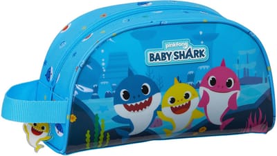 Baby Shark Beauty Case - 26 x 16 x 9 cm - Blauw
