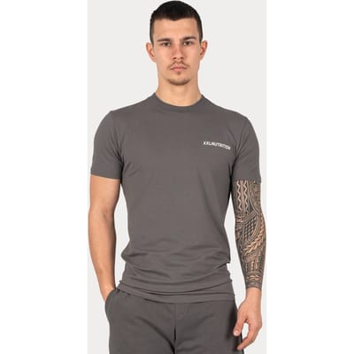XXL Sportswear Essential Fitted T-Shirt - Dark Grey Donker Grijs L