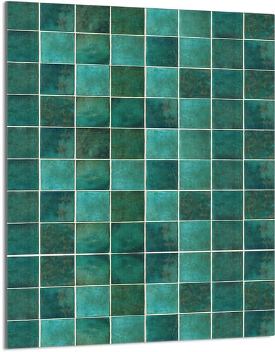 TMK ArtDeko Serie - Snijplank van gehard glas - 40x52 cm - Groen - Veelzijdige en Antibacteriële