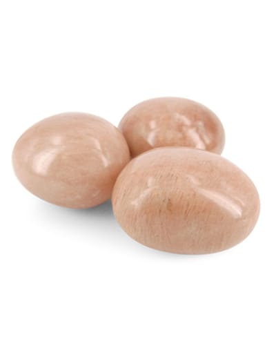 Maansteen oranje 100 gr. trommelstenen (mt3)