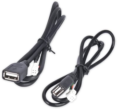 Universele USB Adapter 4 Pin & 6 Pin Connector voor Autoradio