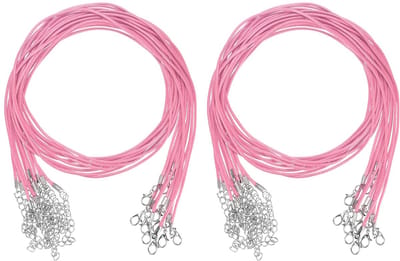 METERXITY 20 Pack 24 inch gewaxte ketting koord, armband koord met kreeft gesp 1,5 mm bulk ketting touw touw voor hangers, armbanden, sieraden maken benodigdheden, doe-het-zelf kralen benodigdheden