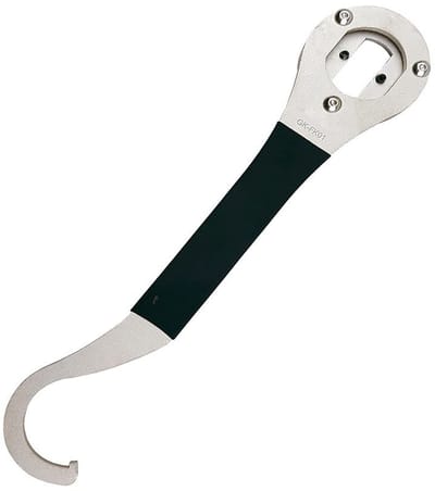 Dailygoody - Fiets Trapas Spanner - Multifunctionele Sleutel - Zwart - Fietsslotringverwijderaar - Gereedschap voor fietsen - Geschikt voor fietsonder...