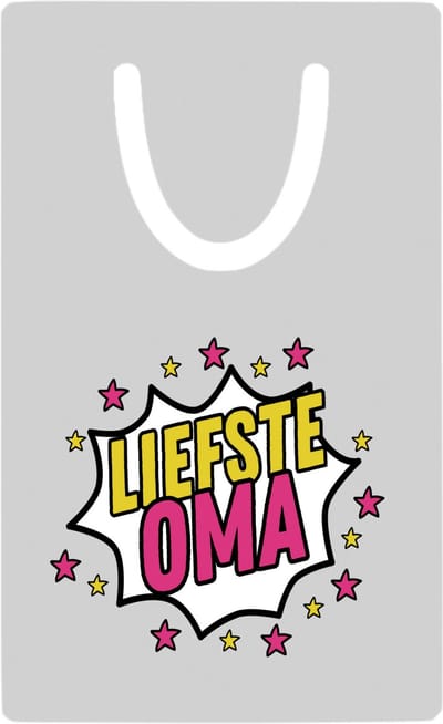 Hacebo® - Liefste oma metalen boekenlegger- Oma - een oma die heel lief is - cadeautje voor oma - liefste ooit - verjaardagscadeau - kado - gift - geschenk - verrassing Bladwijzer boekenleggers - 7.6 cm x 5cm