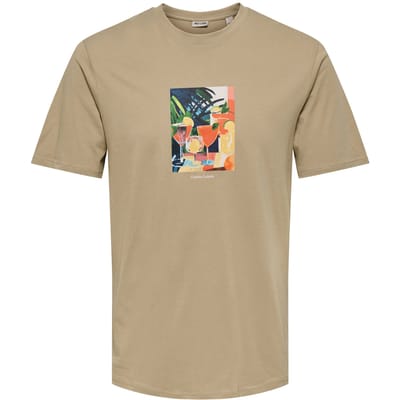 Only & Sons Stillo Life Regular SS Shirt Heren - Maat S