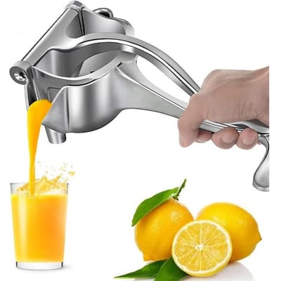 Presse-agrumes manuel, presse-agrumes, extracteur de jus de fruits, outil d'extraction de presse-agrumes robuste et détachable, presse-agrumes en alliage métallique de qualité supérieure gray
