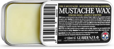 Guardenza snorrenwax - moustache wax - sterke hold - snor wax - verzorgt jouw snor - 15ml