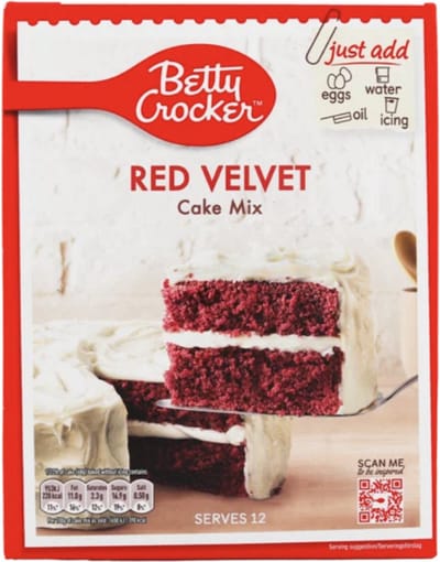 Betty Crocker Red Velvet Cake Mix 425 g – Amerikaanse Red Velvet Bakmix