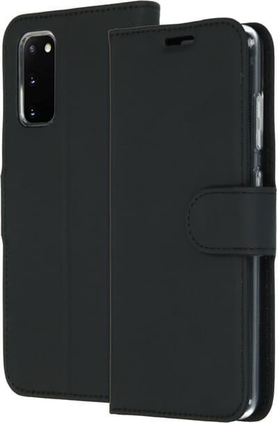 Accezz Hoesje - Geschikt voor Samsung Galaxy S20 - Wallet Softcase Bookcase - Zwart