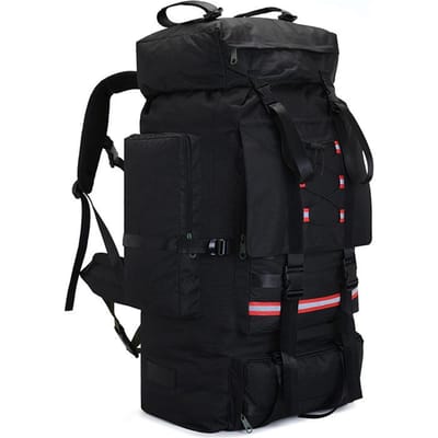130L Extra grande capacité en plein air étanche voyage Camping sac à dos escalade sac randonnée bagages sac à dos noir