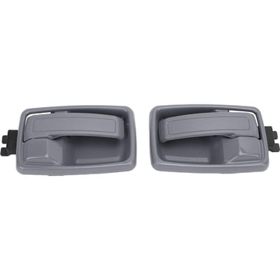 1 Paar Binnendeurklink 8971506463 Links Rechts Binnendeurklink en Bezel Set Vervanging voor Isuzu Rodeo 1991‑1997 gray