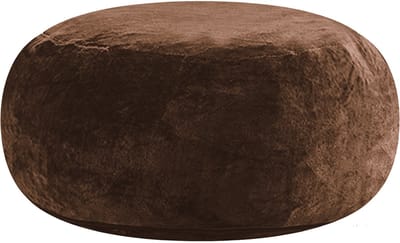 Zitzak - 4FT Zitzak voor Volwassenen - Comfortabele Leesstoel voor Slaapkamer - Wasbare Hoes - Koffiebruin