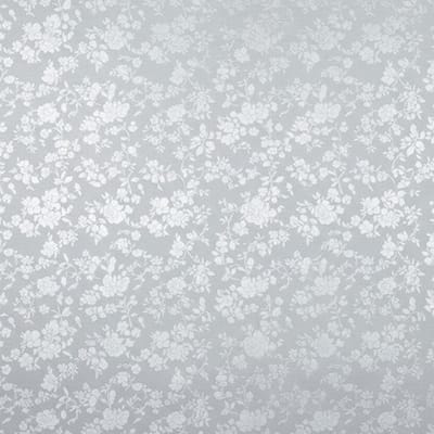 Protecttable - Tafelzeil Floral Grijs 140x50cm - Tafelkleed Afwasbaar - Kunststof