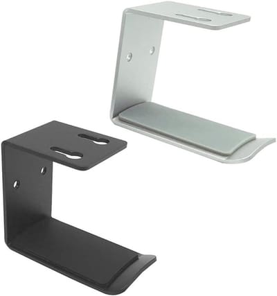 Koptelefoon Haak - Hoofdtelefoonhouder - Bureau Organisatie - Aluminium Legering - 2 Stuks - Zwart