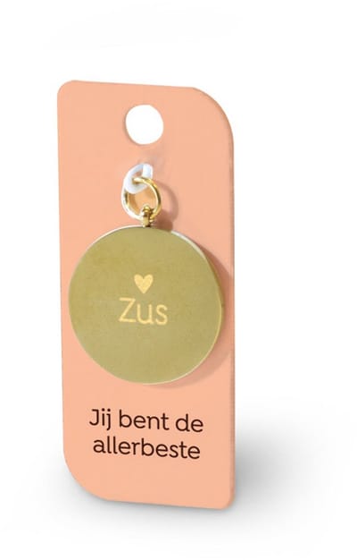 Gouden Charm - Zus