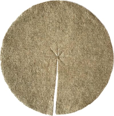 10x Afbreekbare Hennep Mulchschijven 80 cm Diameter voor Ongewenste Groei en Winterbescherming