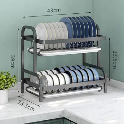 Flash Sales Afwasrek Compact Keuken Afwasrek Afdruiprek Set Groot Roestvrij Afwasrek Met Bestekhouder