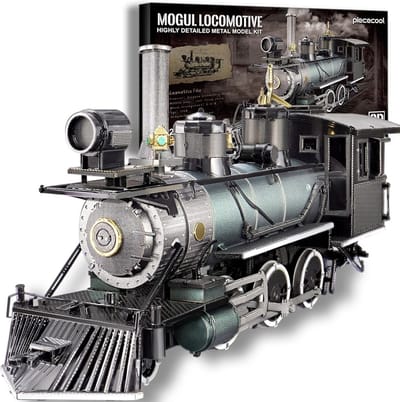 3D Metalen Modelbouwset Stoomtreinmodel - Precisie RVS Puzzel voor Volwassenen