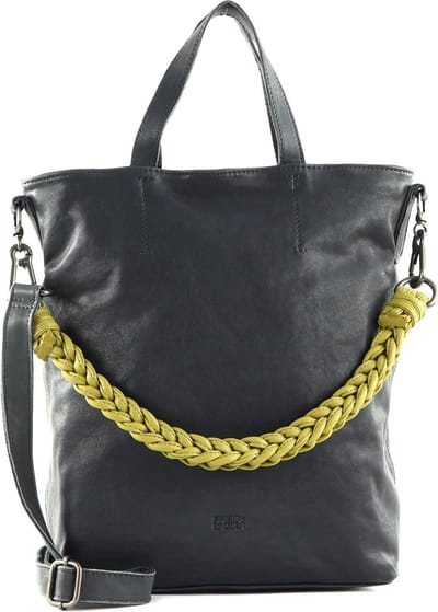 FREDsBRUDER Leren Nida Shopper Antracite Antraciet