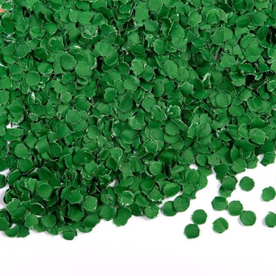 100 gram Confetti Donker groen rond papier - Feest Party Feestje Verjaardag Decoratie