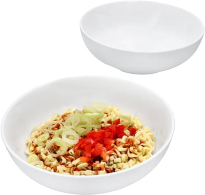 MamboCat 2-delig set STABIL Ramenschotel Ø 21 cm wit porselein – 90407