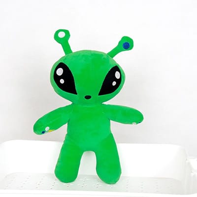 Groene Buitenaardse Pluche Speelgoed Anime Tentakel Hoorn Buitenaardse Monsters Horror Pop Jongens Meisjes Zacht Speelgoed Knuffel Kussen Geboortedatum Cadeaus 15cm white