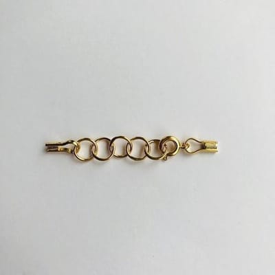 Spring catch / set, 50mm, Gold