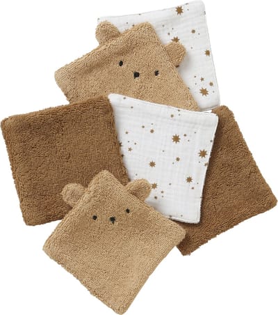 Vertbaudet Set van 6 washandjes