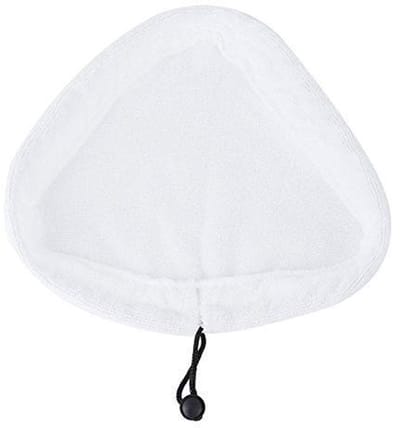 BRENZOOS- Stoom Mop Pad Set van 2 - Vervangende Driehoekige Pads - Wasbare Microfiber Doek - Duurzaam en Absorberend - Voor Thuis en Kantoor - Mopdoek
