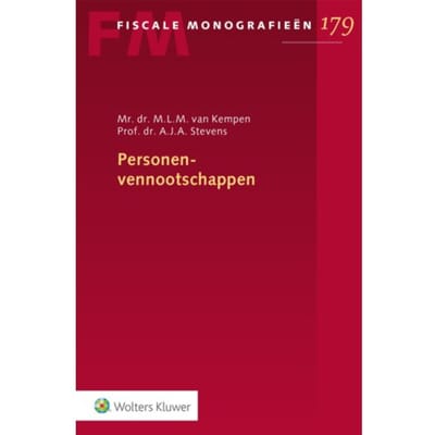 Personenvennootschappen - Fiscale Monografieën