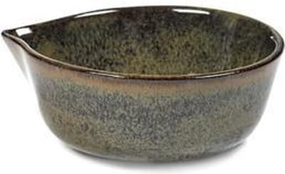 Serax Surface by Sergio Herman Sauskom - Ø11cm x H4,5cm - Indi Grey - 1 stuk