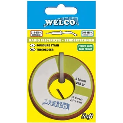 Welco Tinsoldeer Zonder Lood 1,5mm 100gr