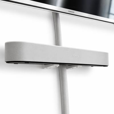 Soundbar Muurbeugel Geschikt voor Sonos Beam Gen 1 & Gen 2 – Luxe Wandhouder – Onzichtbaar Ophangsysteem – Wit