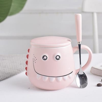Creatieve Leuke Grappige Keramische Mok Kantoor Cadeau Cadeau Thuis Kop Koffiekop Waterbeker Stel Ontbijtkop 301-400ml white