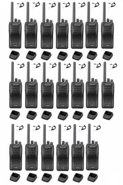 Set van 20 stuks Kenwood TK-3501 met beveiliging oortje en tafelladers