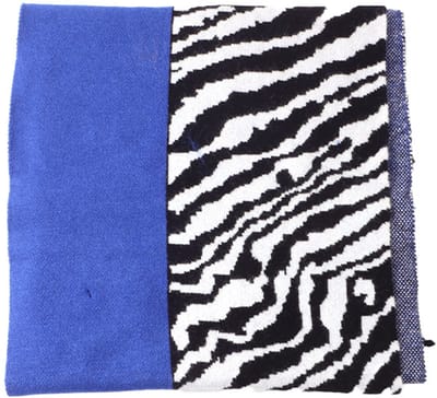 Giuliano sjaal - Zebra - Blauw