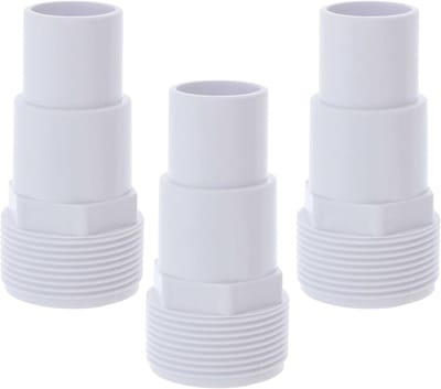 Adapters geschikt voor Hayward SPX1091Z7 en SPX1091Z4, geschikt geschikt voor zwembadfilterpompen, slangadapters, geschikt geschikt voor schroefdraad van 1 1/4 inch - 1 1/2 inch, 1,5 inch aansluitingen, 3 stuks.