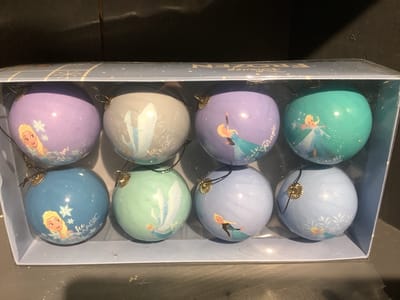 Box kerstbal plc d6cm frozen 8st
